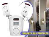 Alarme Sem Fio Com Sensor De Presença E Controle Remoto